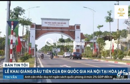 Lô đất 100m2 full thổ sẵn sổ gần Đại Học Quốc Gia, CHợ Hòa Lạc